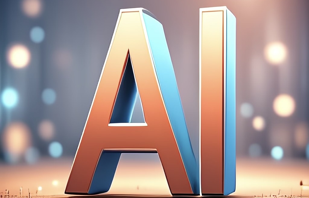 Image of the word AI